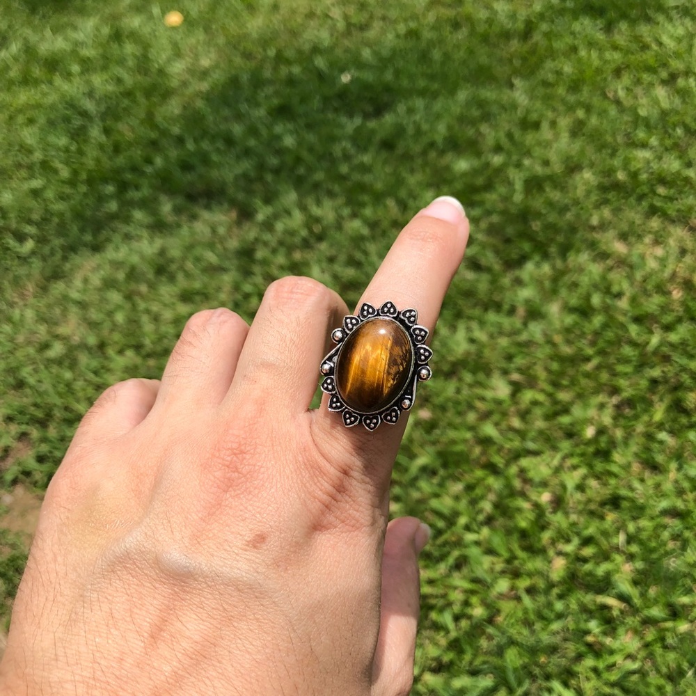 Tiger Eye Ring - Picture 5 of 9